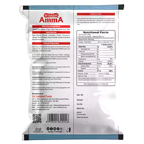 Samba Wheat Millet Pasta 175g - Image 2